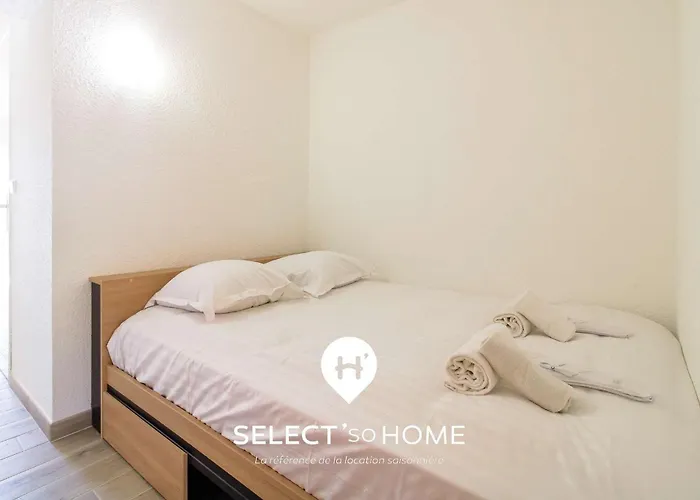 Select'sohome - Pour 4 Personnes Avec Vue - Proches Plages Et Commerces - Lido شقة لو لا فاندو